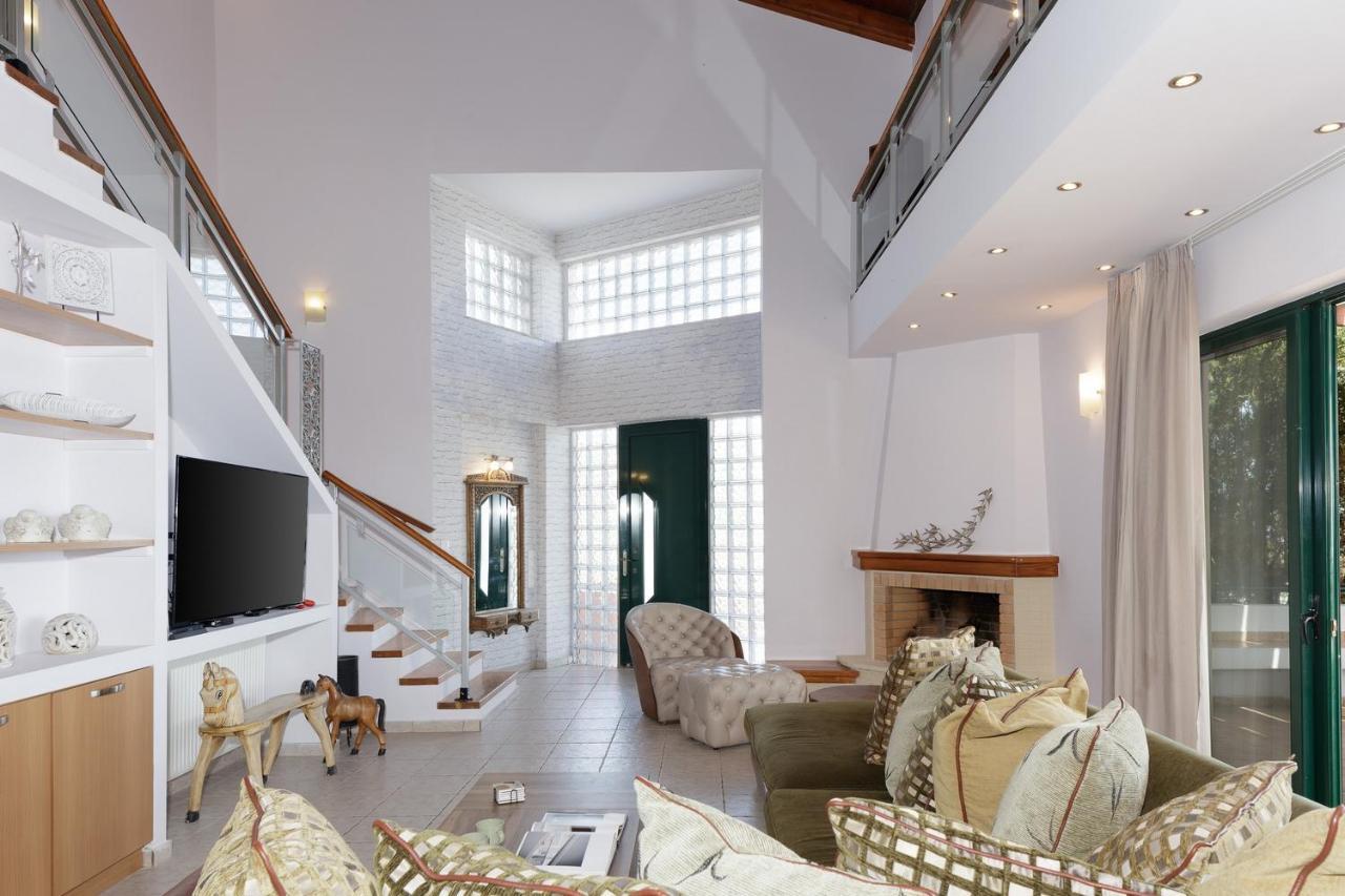 Superb Villa,With Amazing Seaviews & Huge Pool! Szomatász Kültér fotó